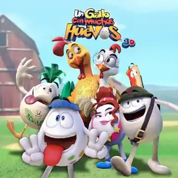 Un Gallo Con Muchos Huevos